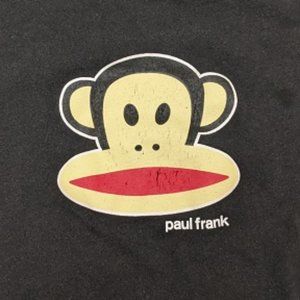 Paul Frank Julius the Monkey Black T-shirt, Men's XS
